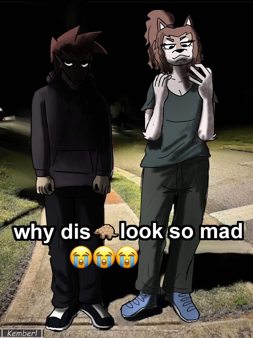 moze and ron (why dis look so mad (meme)) created by rsbr