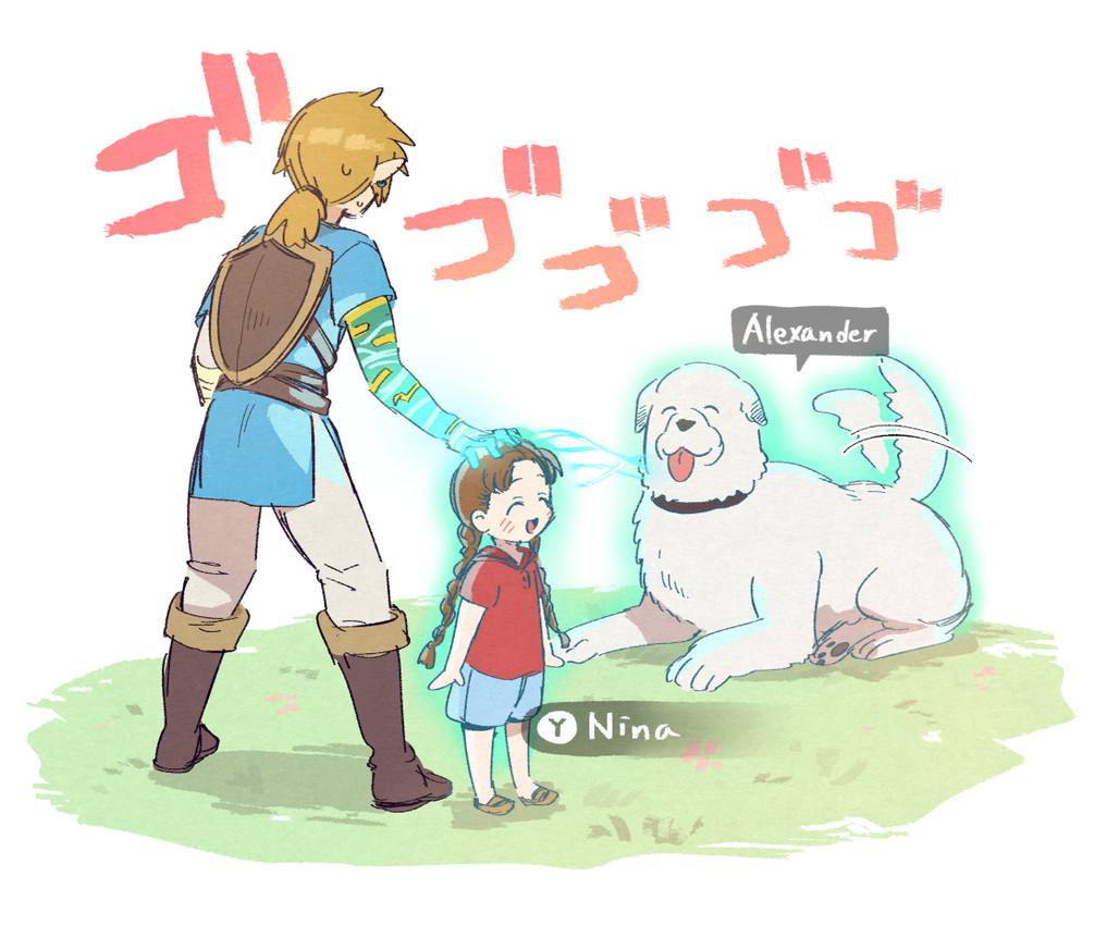 alexander, link, and nina tucker (jojo's bizarre adventure and etc) created by otokoter