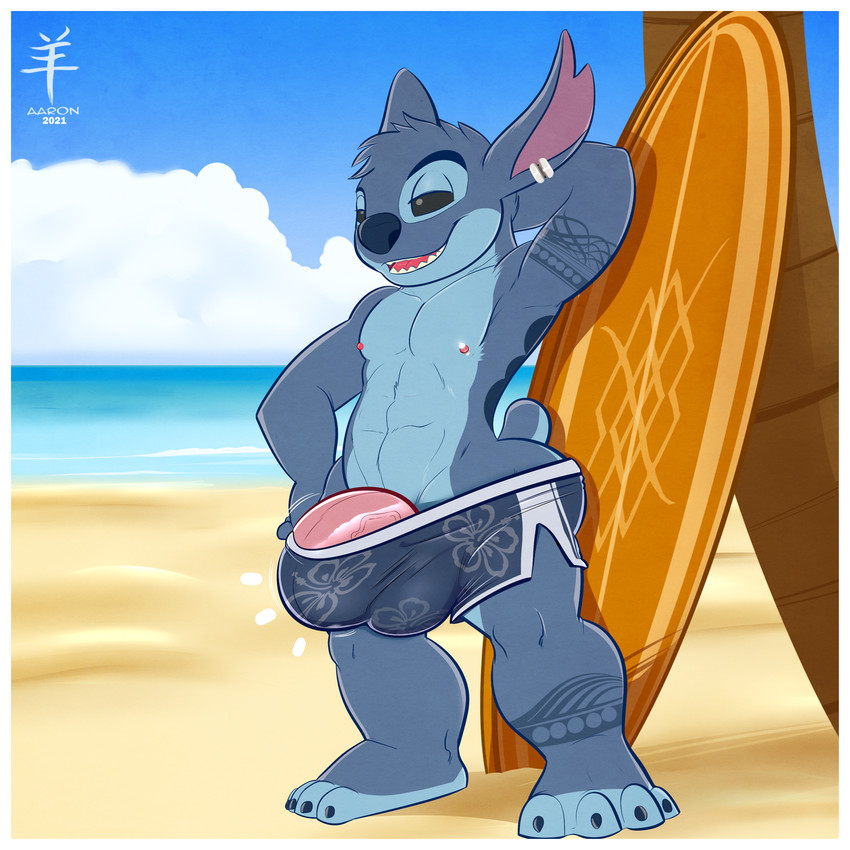 himbo stitch and stitch (lilo and stitch and etc) created by aaron (artist)