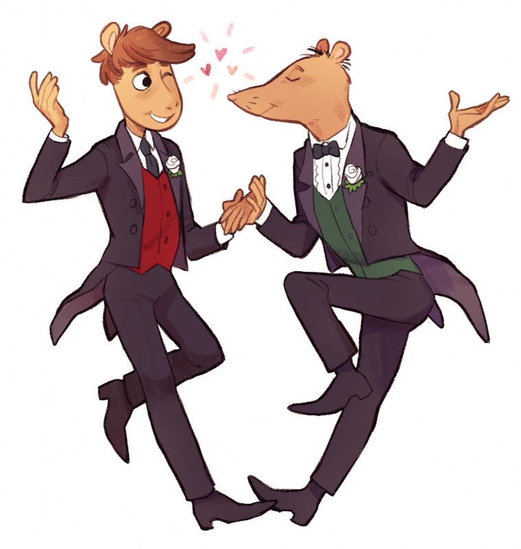 nigel ratburn and patrick ratburn (arthur (series)) created by riasaur