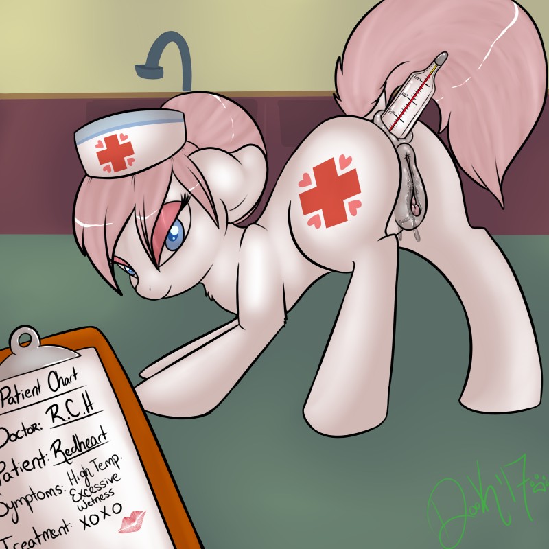 nurse redheart (friendship is magic and etc) created by lildooks