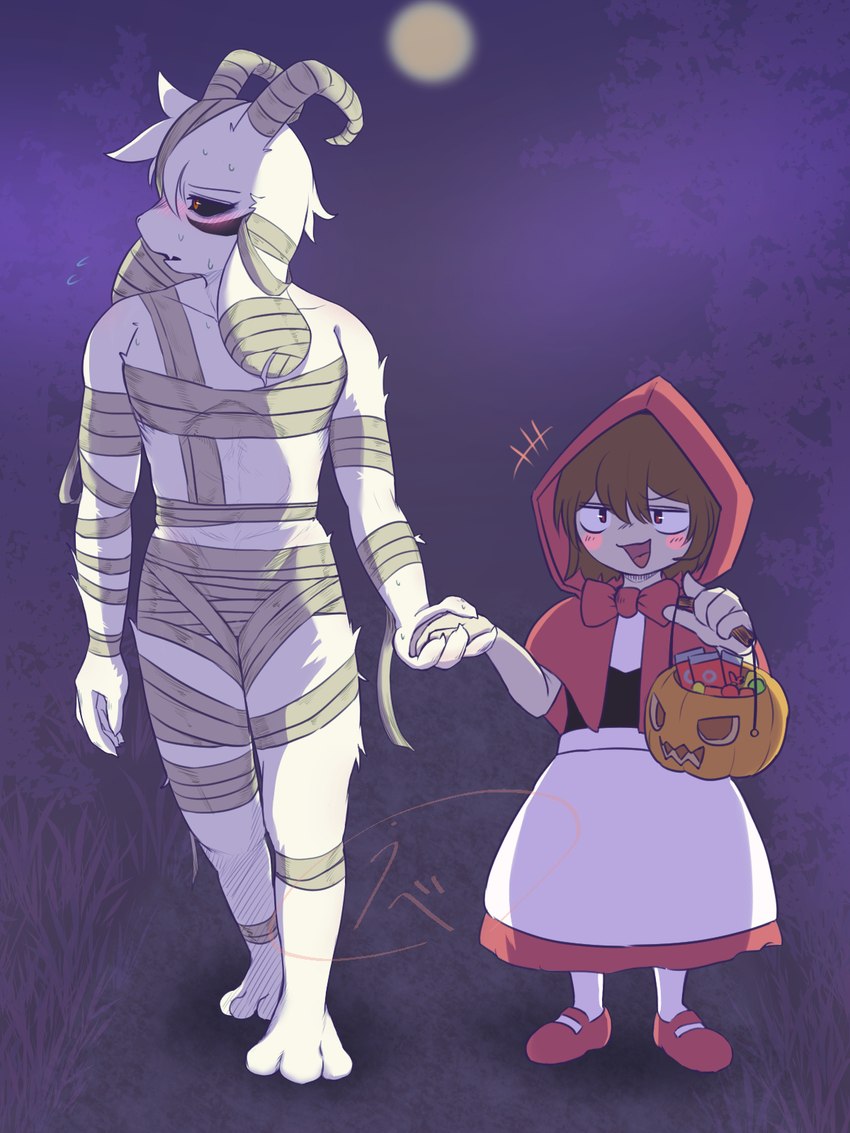 asriel dreemurr and chara (undertale (series) and etc) created by tesran29g