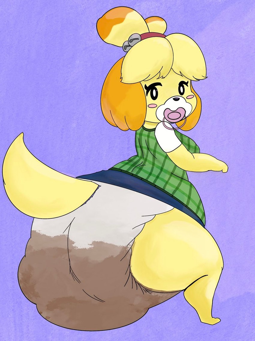 isabelle (animal crossing and etc) created by pamppusher