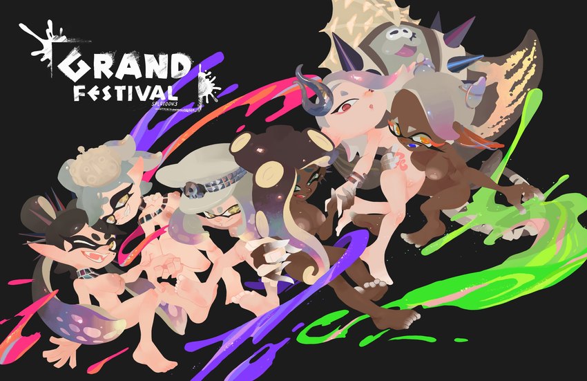 big man, callie, marina, shiver, marie, and etc (nintendo and etc) created by vespbee