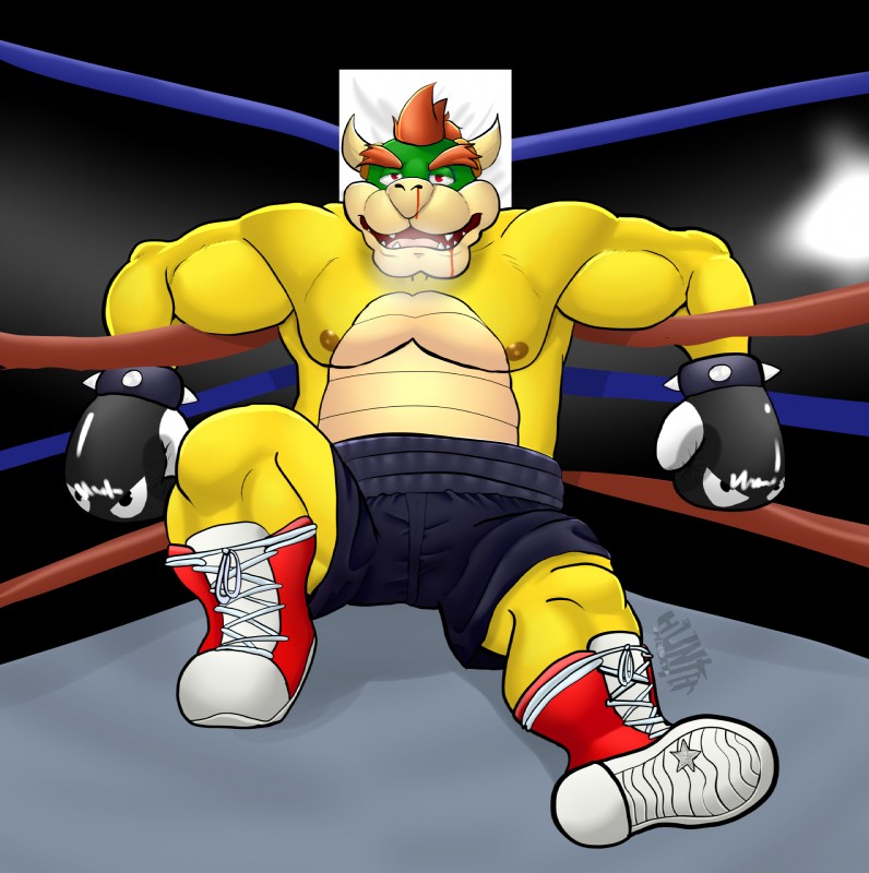 bowser (mario bros and etc) created by hunterpornokami