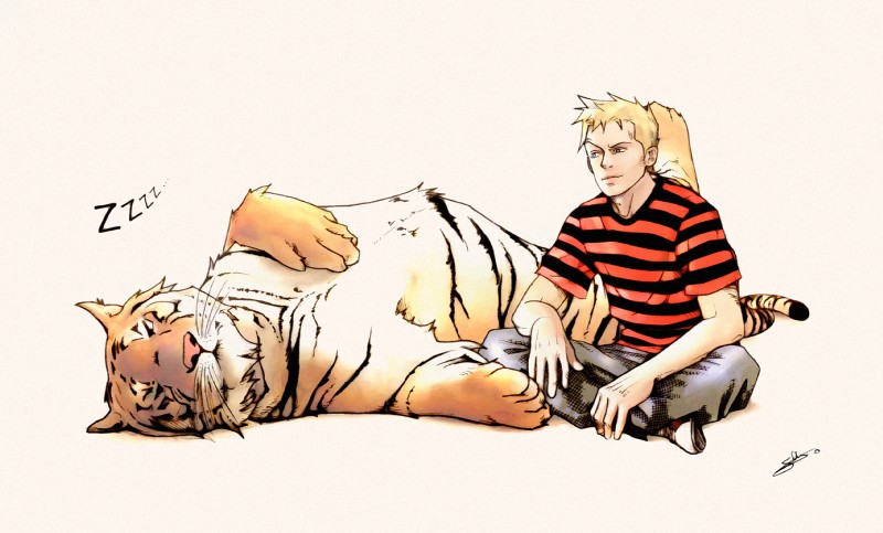 calvin and hobbes (calvin and hobbes) created by nami86