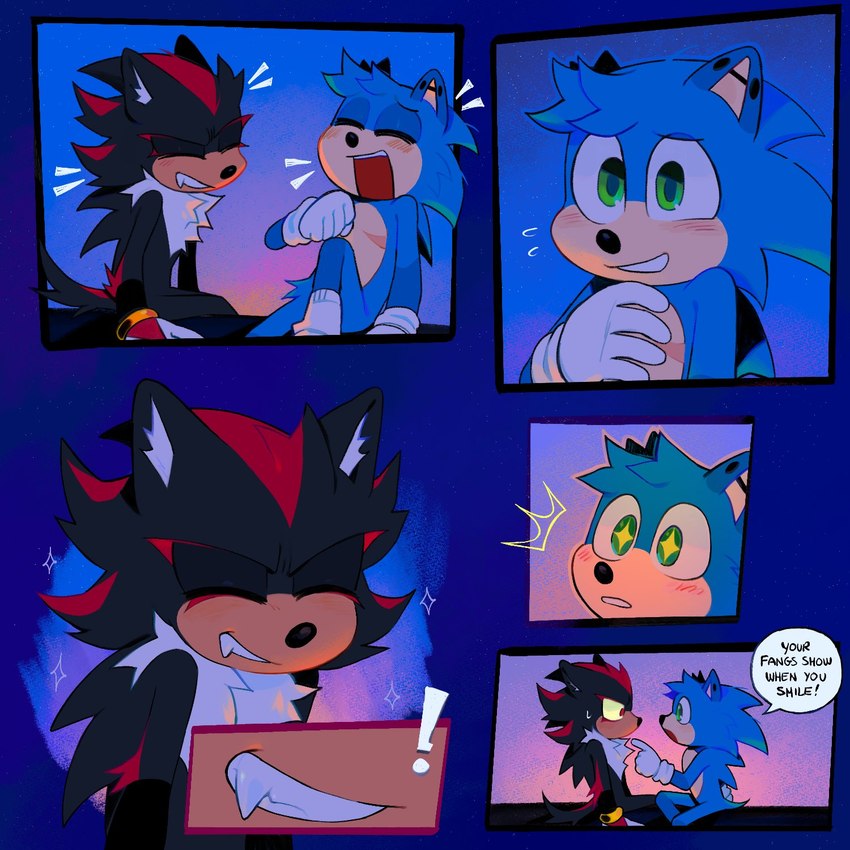 shadow the hedgehog and sonic the hedgehog (sonic the hedgehog (series) and etc) created by lunrsys