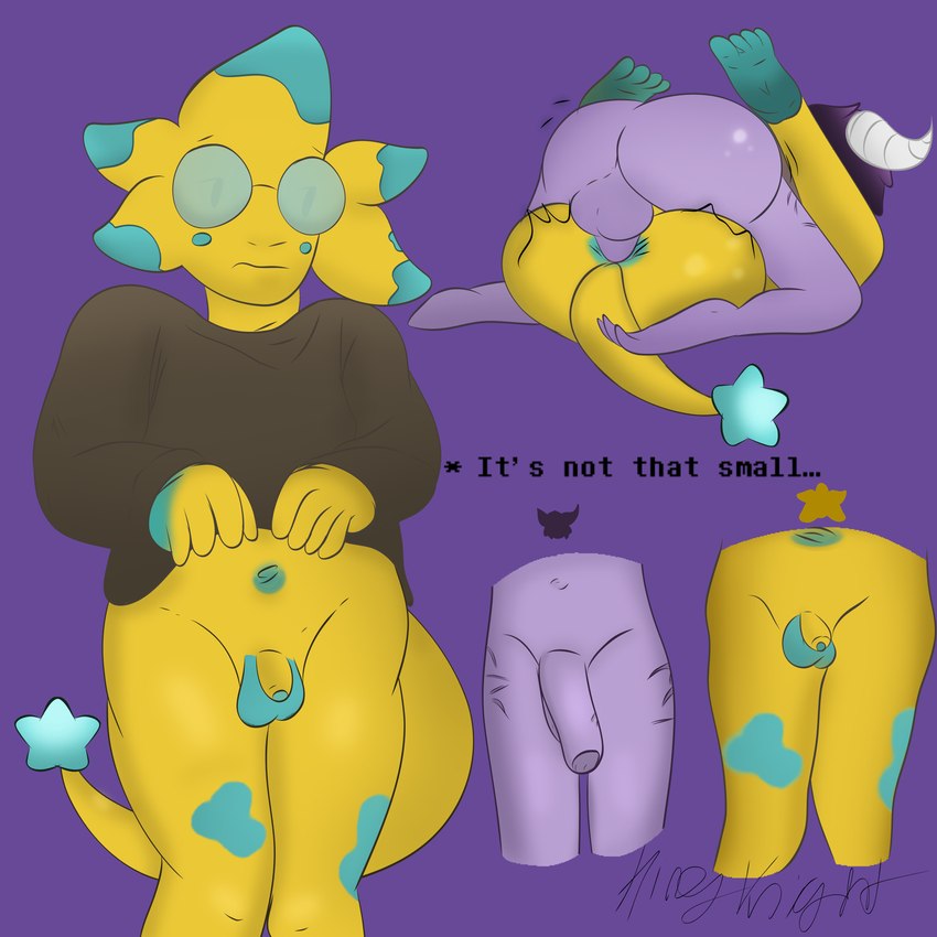 dalv and starlo (undertale yellow) created by kingoftheknight