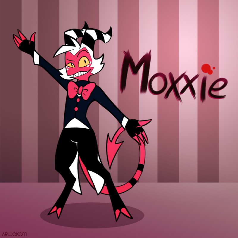 moxxie (helluva boss) created by arwokom