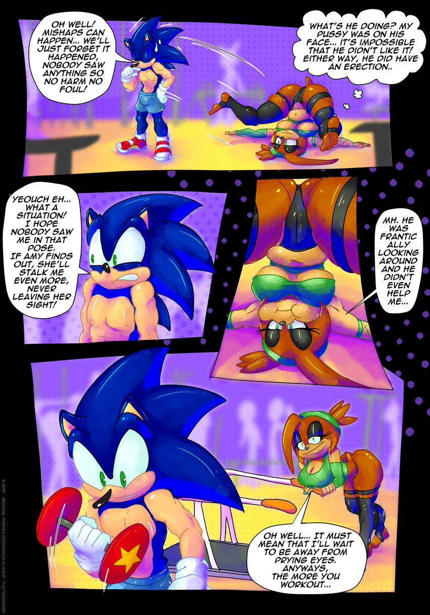 klara hedgehog and sonic the hedgehog (sonic the hedgehog (series) and etc) created by hedgehoglove