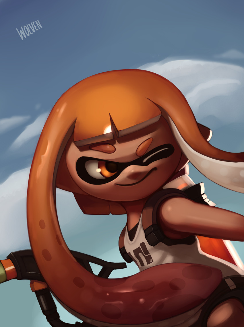 inkling girl (nintendo and etc) created by itswolven