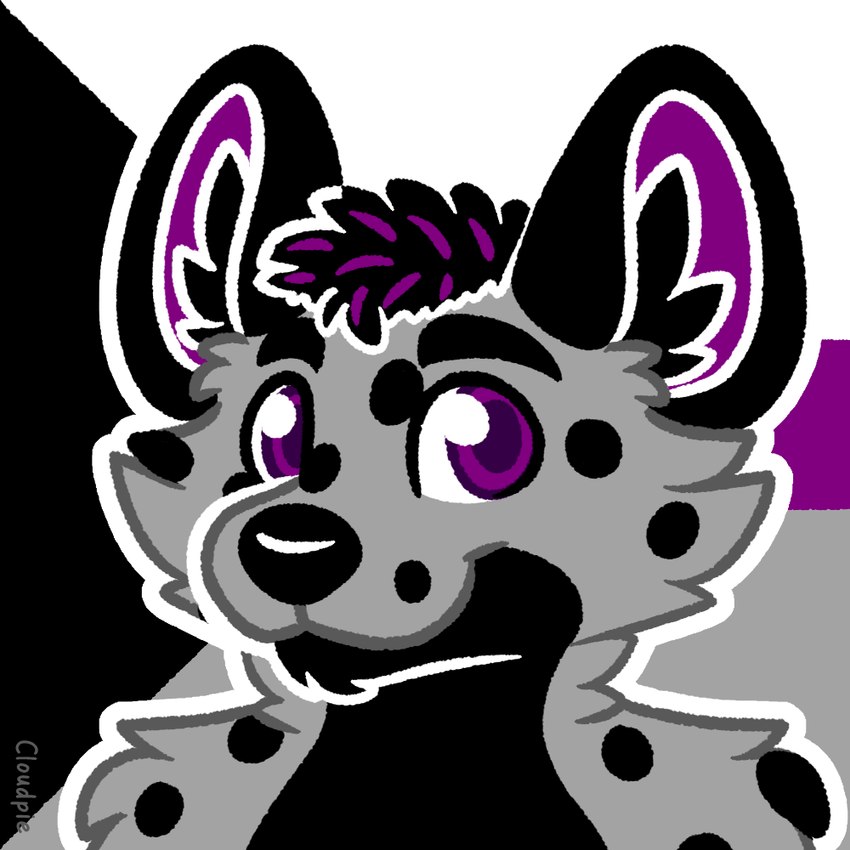 sinopa hyenith-renard (lgbt pride month) created by cloudpie