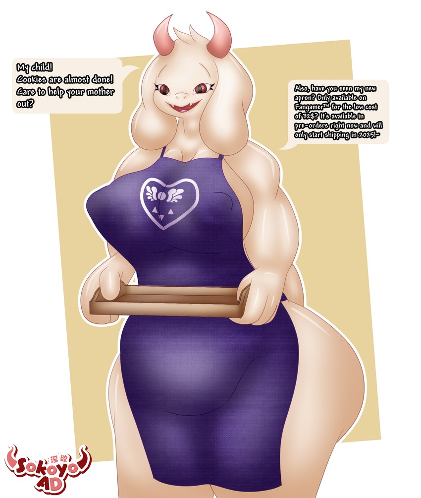 toriel (undertale (series) and etc) created by sokoyo owo