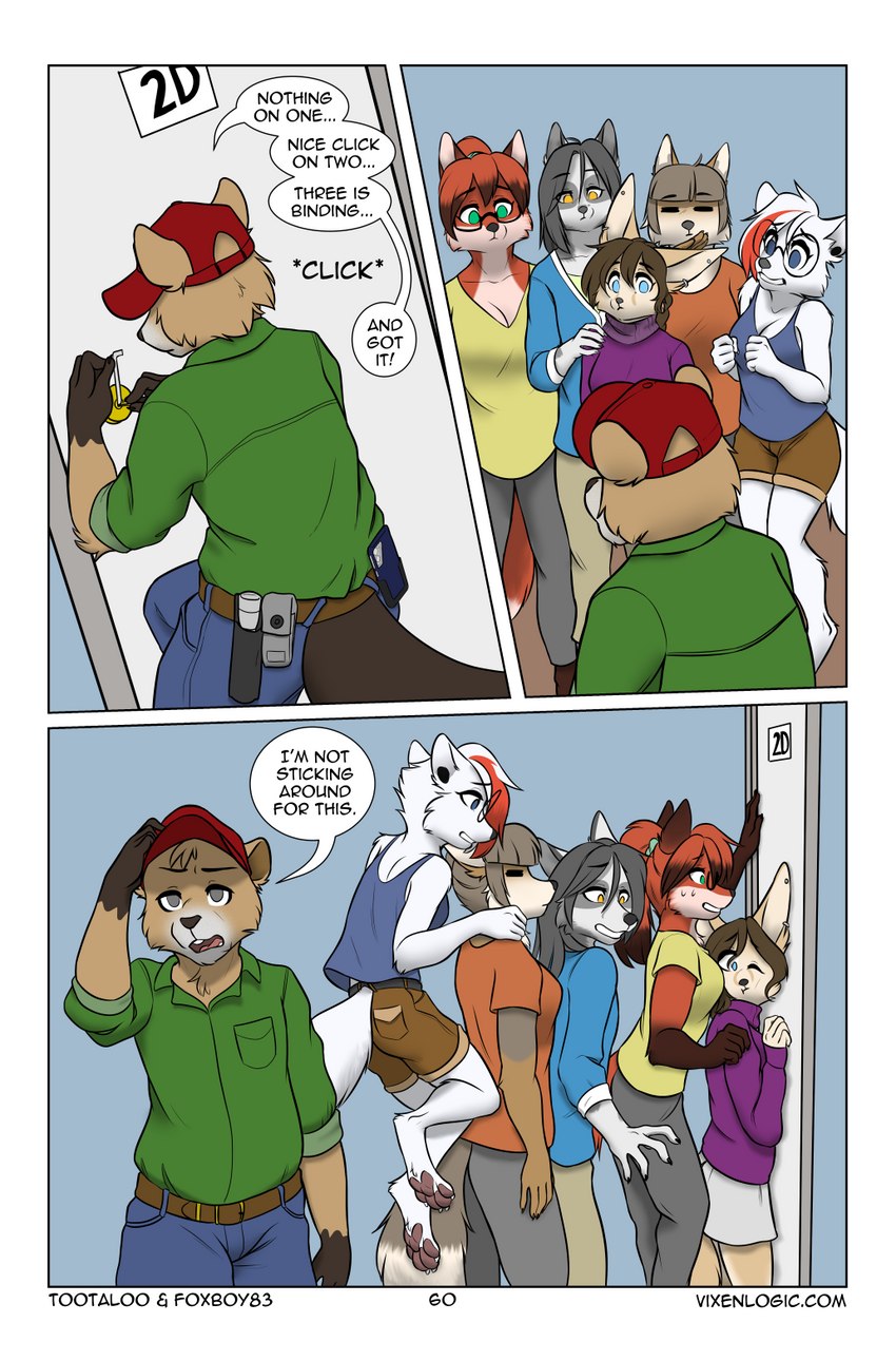 arctica, castor, marble, ferra, zerda, and etc (vixen logic) created by foxboy83 and tootaloo