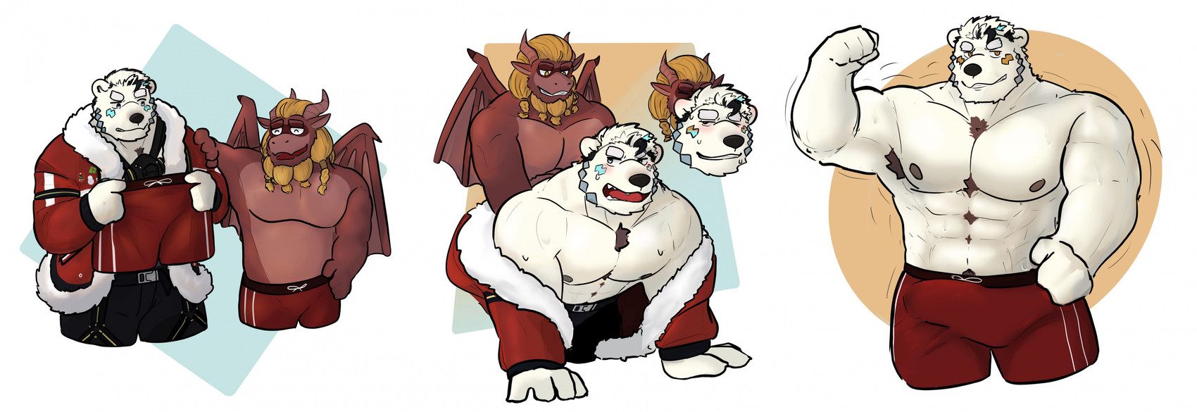 jack frost and lumus king (tokyo afterschool summoners and etc) created by matsurishiroii