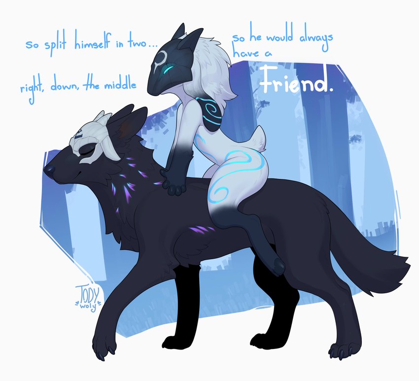 kindred, lamb, and wolf (league of legends and etc) created by togaed