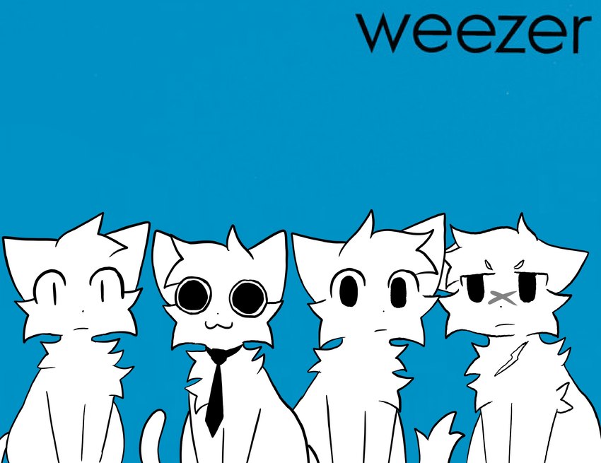 silly cat (weezer (blue album) and etc) created by kolaah (artist)