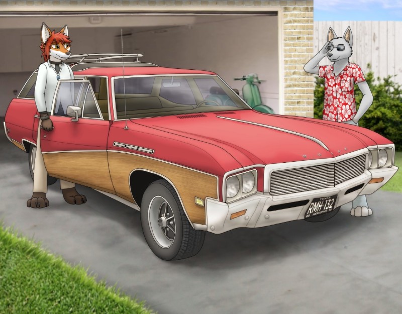 alexander foxworthy and jamie foxworthy (general motors and etc) created by cheetah-gt and fluffyshutterbug