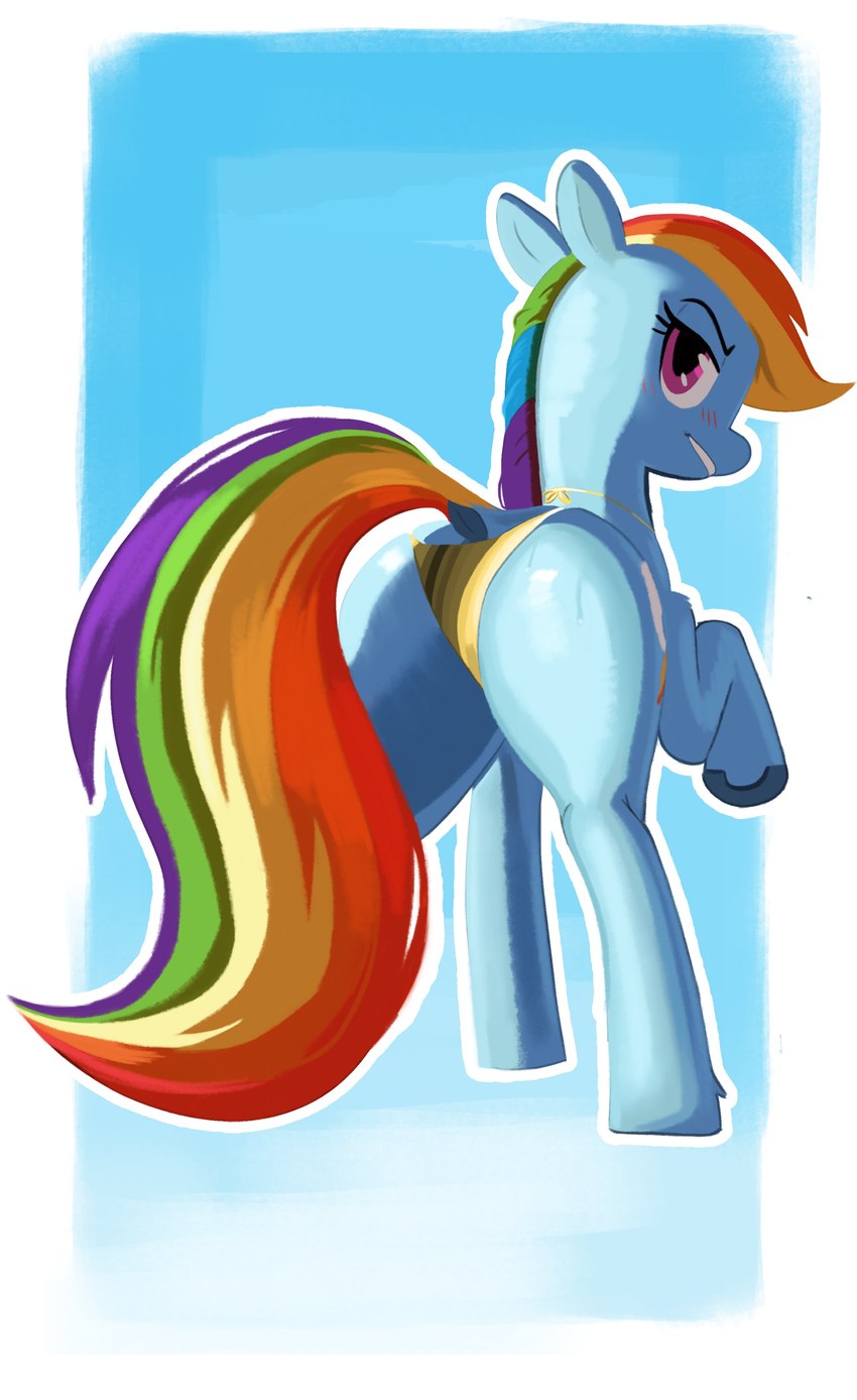 rainbow dash (friendship is magic and etc) created by ton618