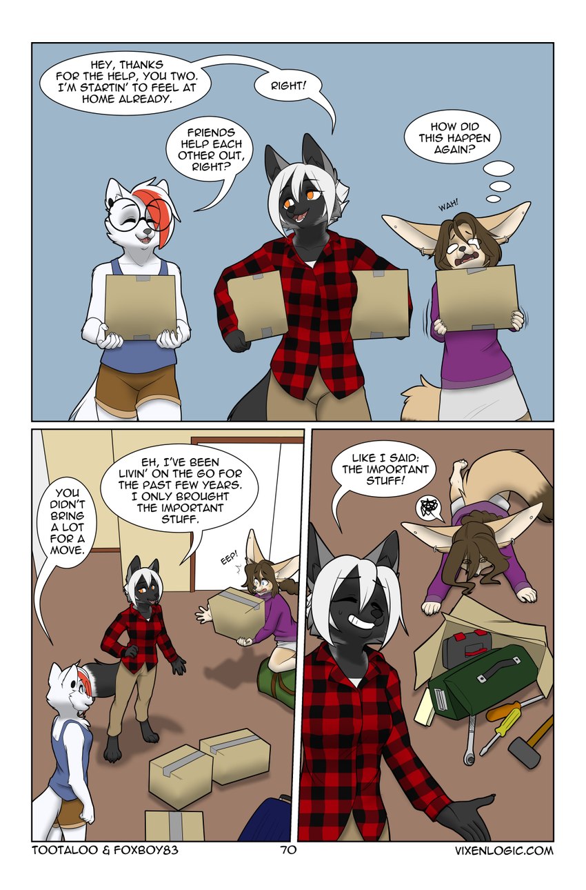 arctica, silver, and zerda (vixen logic) created by foxboy83 and tootaloo