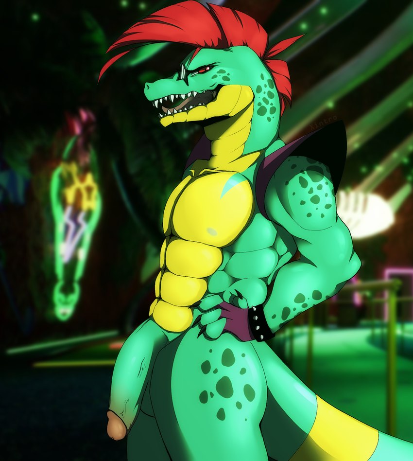 montgomery gator (five nights at freddy's: security breach and etc) created by xintro