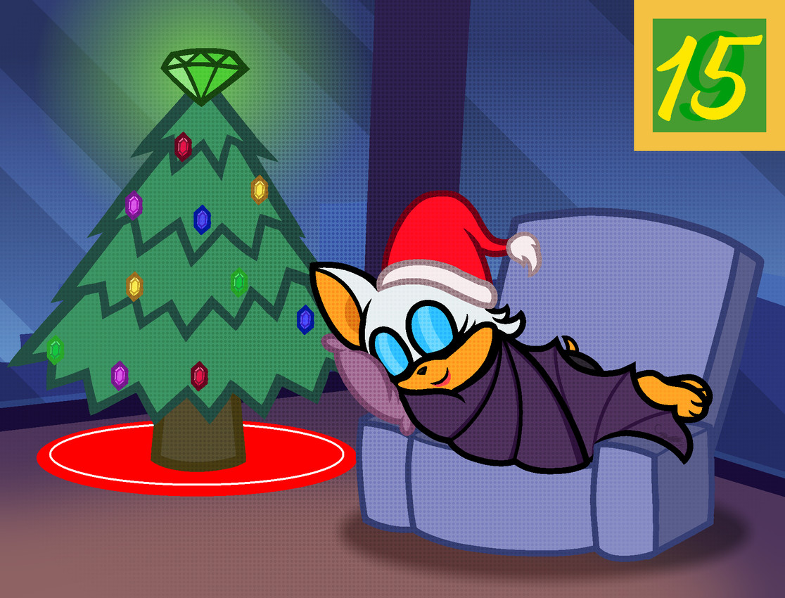 rouge the bat (sonic the hedgehog (series) and etc) created by captainquack64