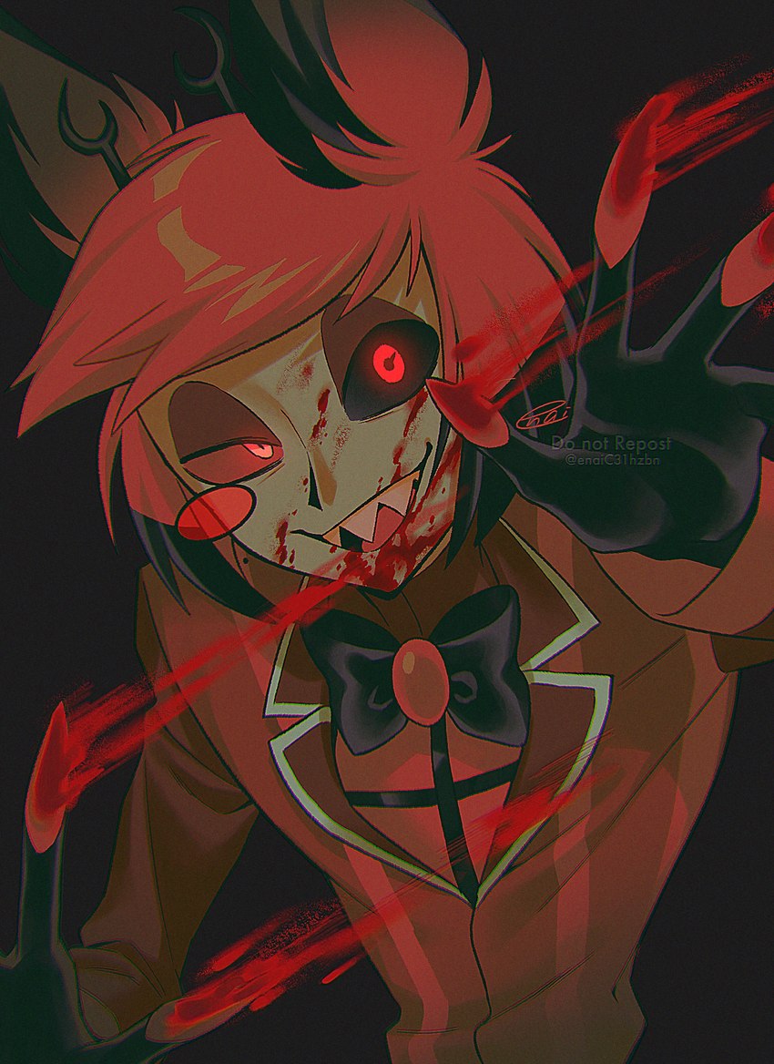 alastor (hazbin hotel) created by enaic31