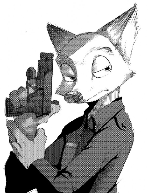 nick wilde (zootopia and etc) created by raizinndx