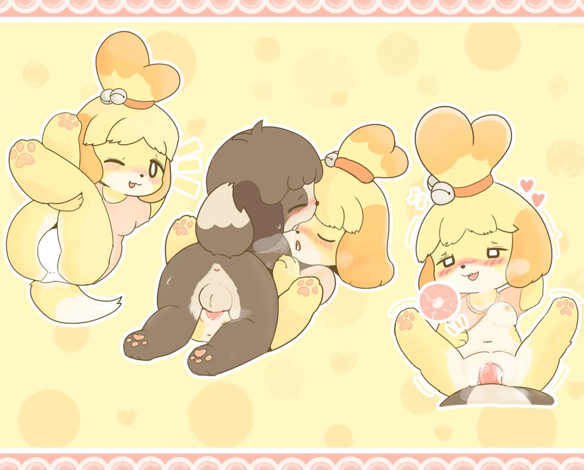 digby and isabelle (animal crossing and etc) created by x kemo