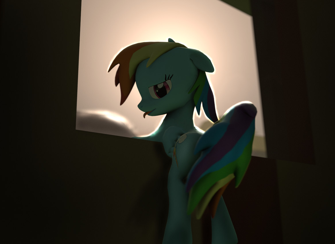 rainbow dash (friendship is magic and etc) created by mr.tektite