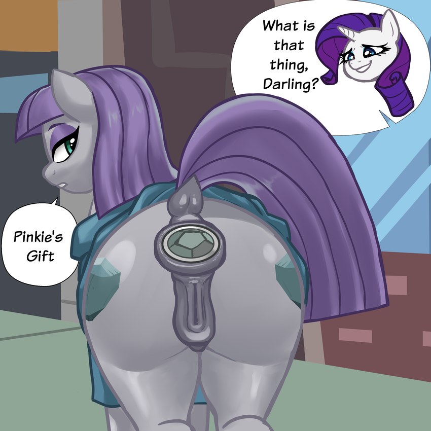 maud pie and rarity (friendship is magic and etc) created by hexecat