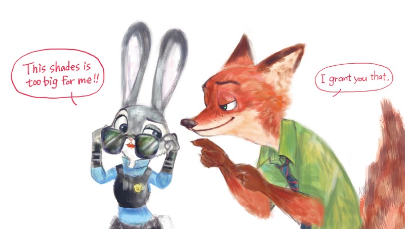 judy hopps and nick wilde (zootopia and etc) created by さぬきち＠