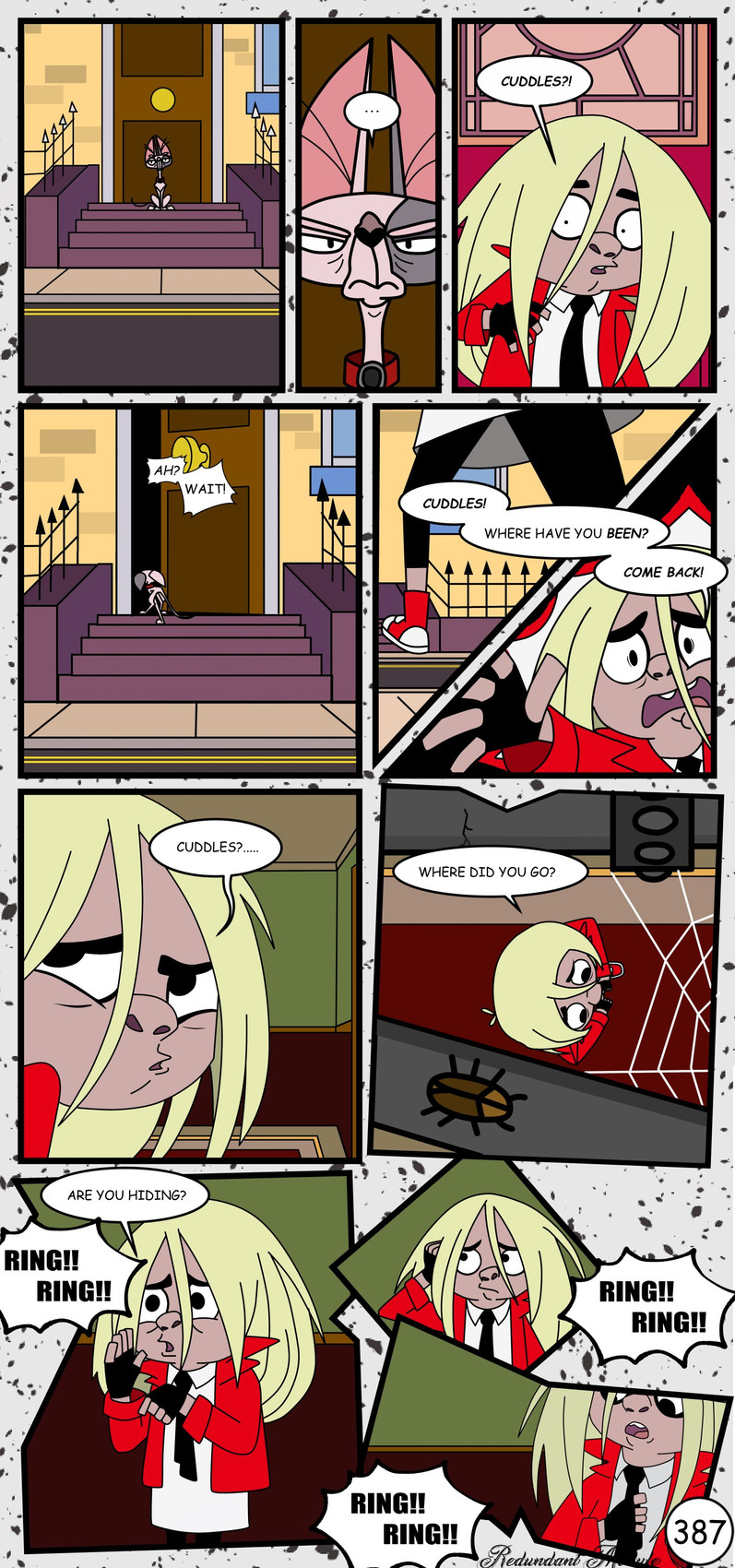 cuddles and hunter de vil (101 dalmatian street and etc) created by redundantmodule