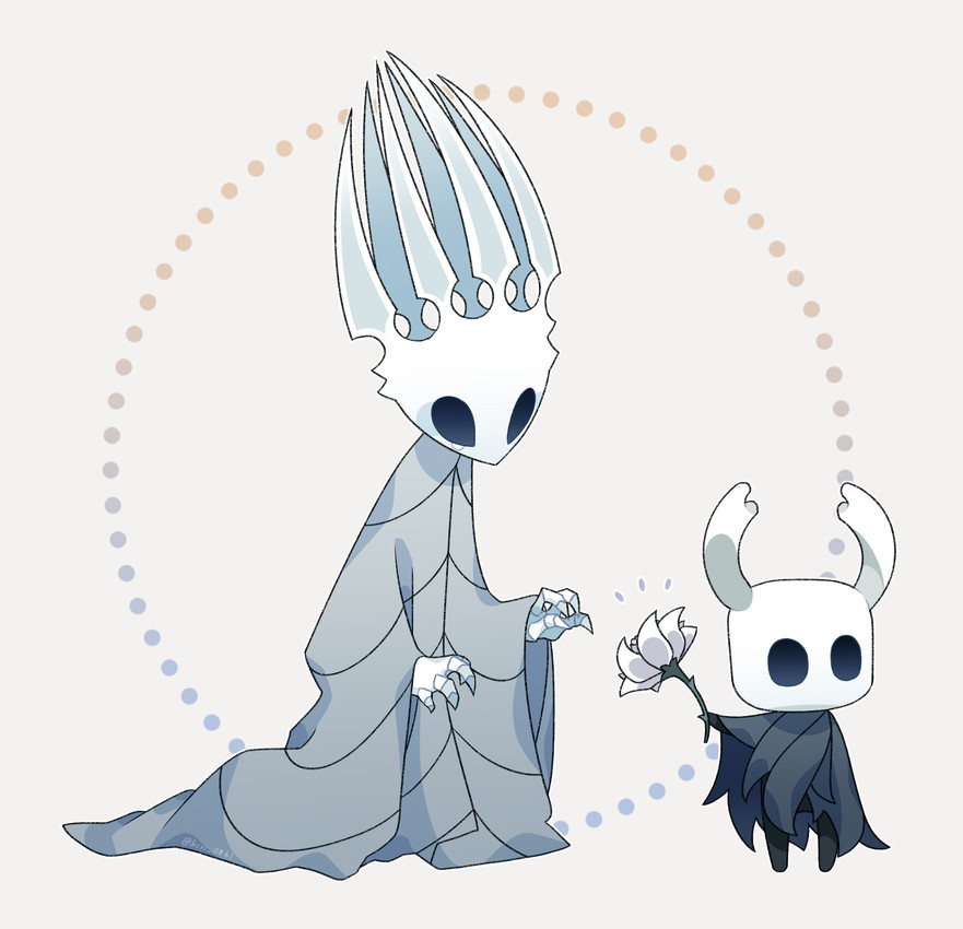 pale king and the knight (hollow knight (franchise) and etc) created by kiri 0861