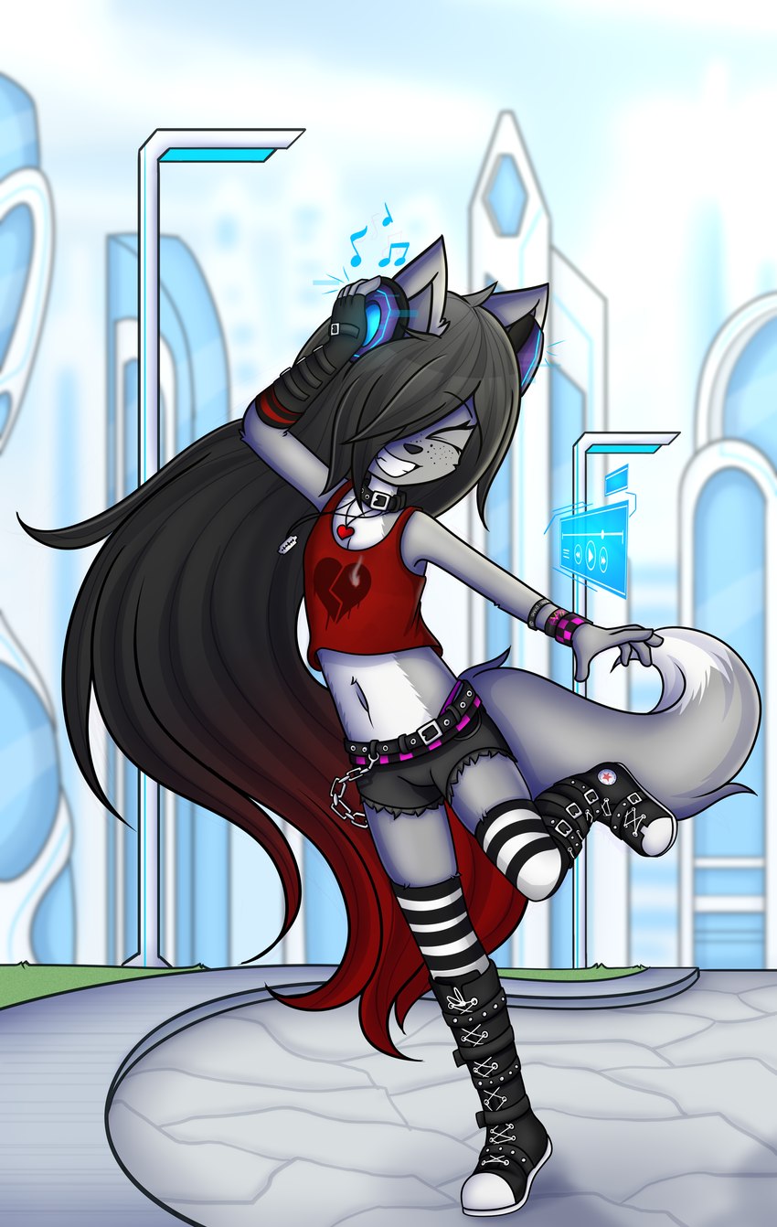 kayla kitsune (the neon city) created by dream mirage