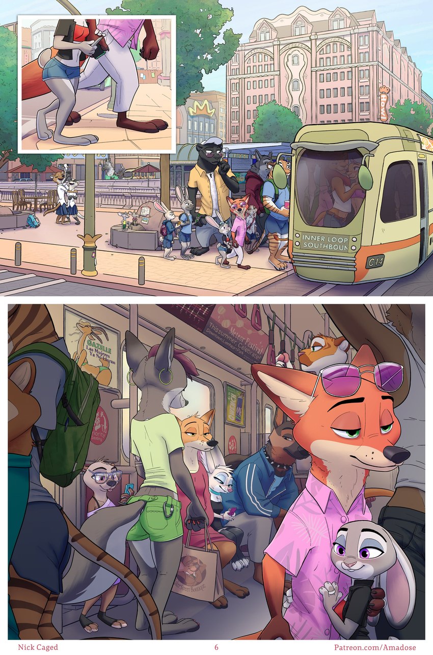 judy hopps and nick wilde (zootopia and etc) created by amadose