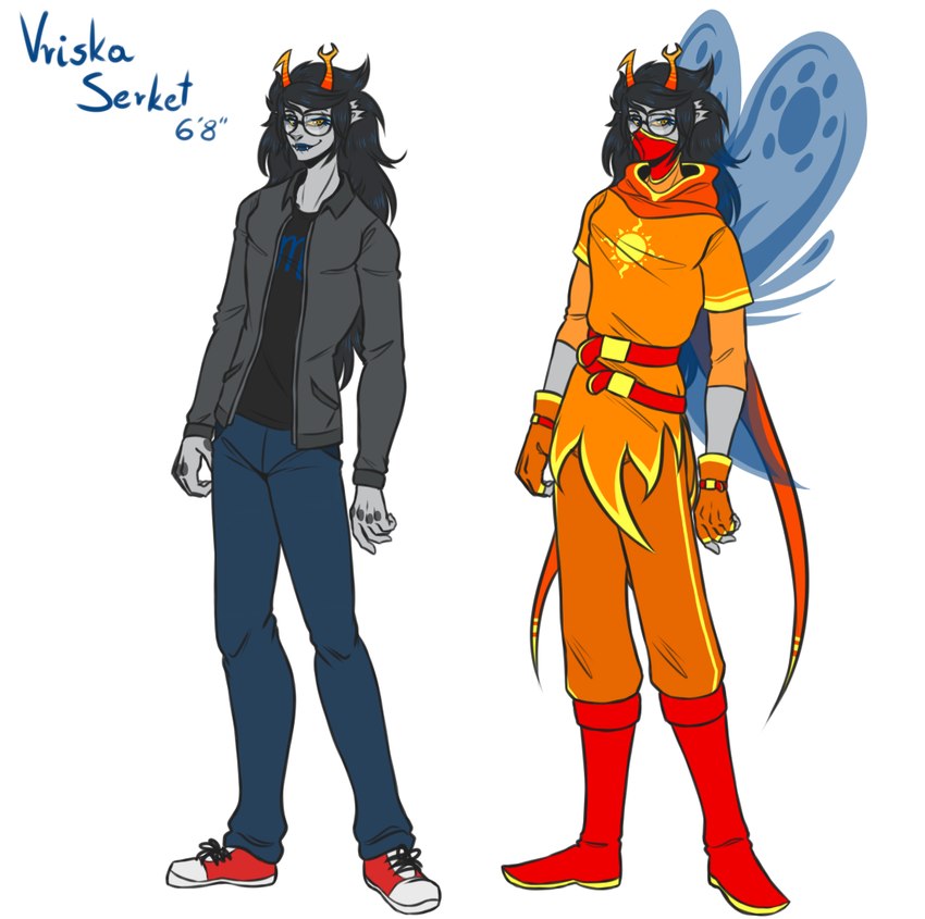 vriska serket (ms paint adventures and etc) created by striding feather