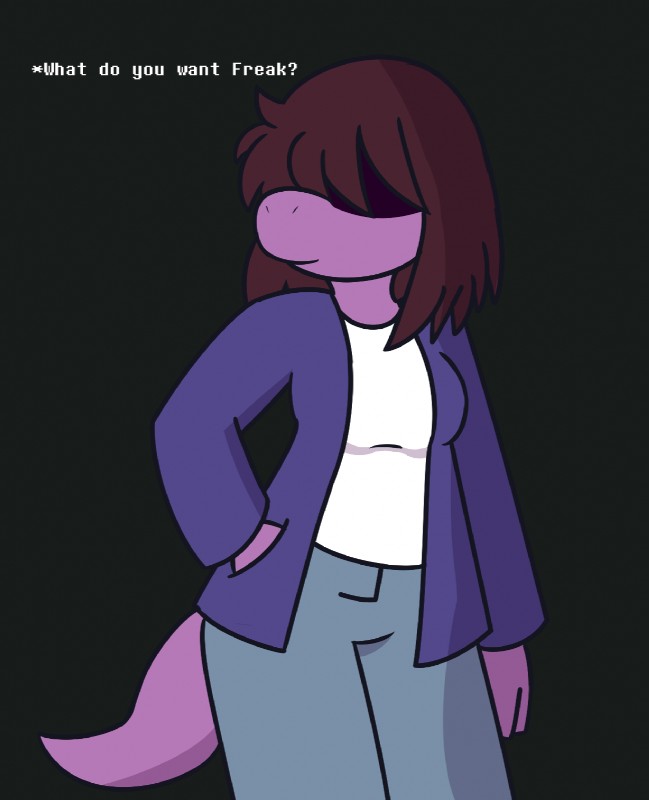 susie (undertale (series) and etc) created by zaldenvire