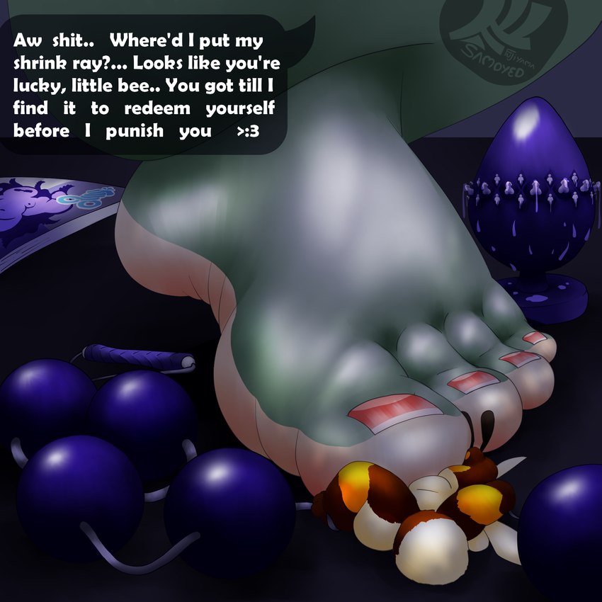 bumble beans and wesley (wasabi) wells created by fujiyama samoyed