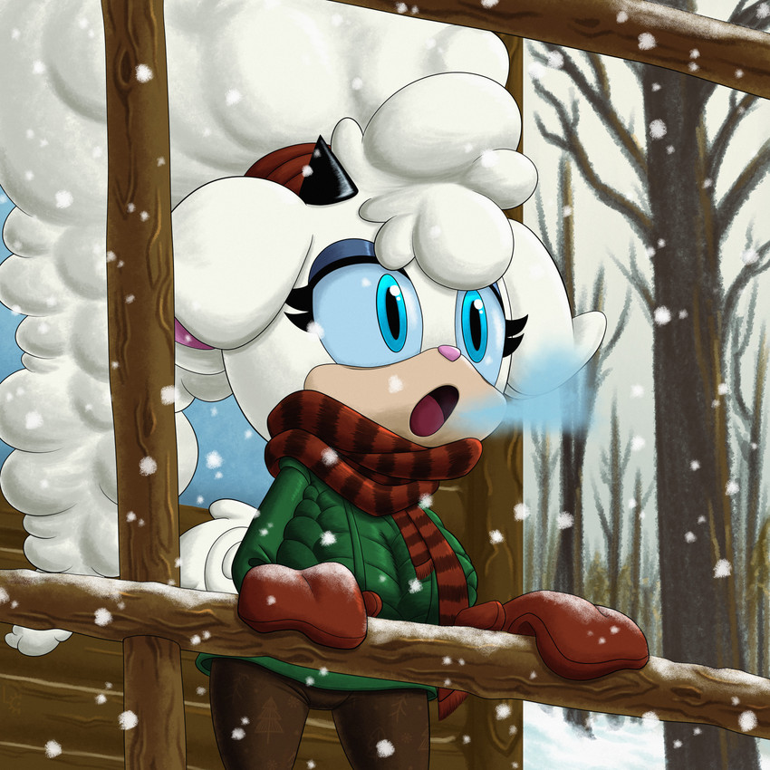 lanolin the sheep (sonic the hedgehog (comics) and etc) created by fuzzycogs