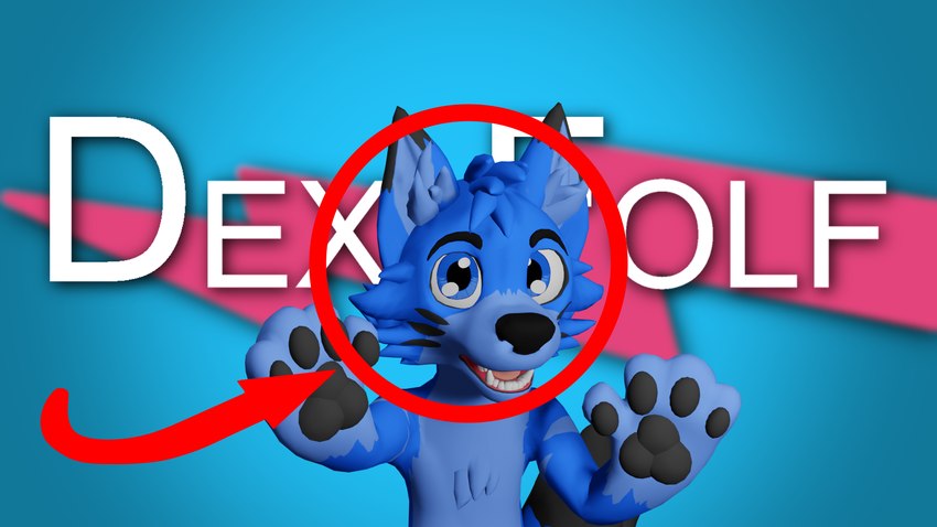 dexthefolf (mr beast (meme)) created by dex blueberry and martinballamore