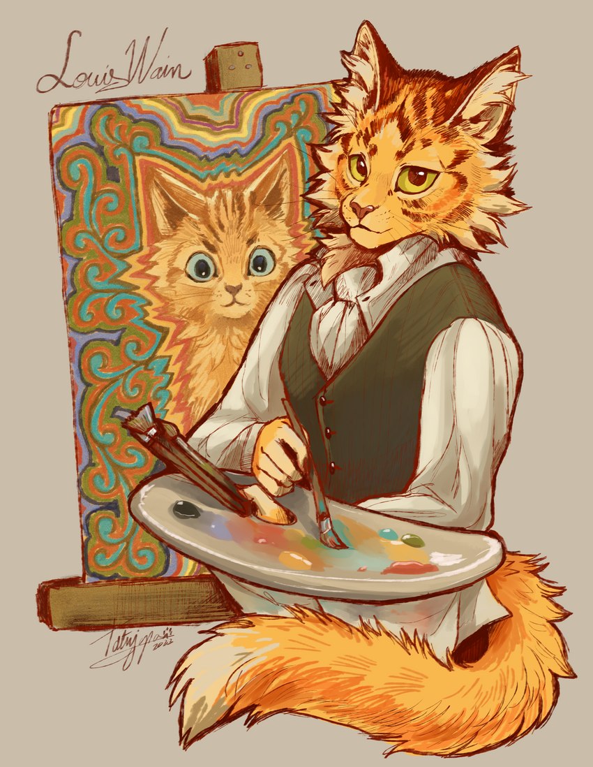 louis wain (copyright) created by tatujapa