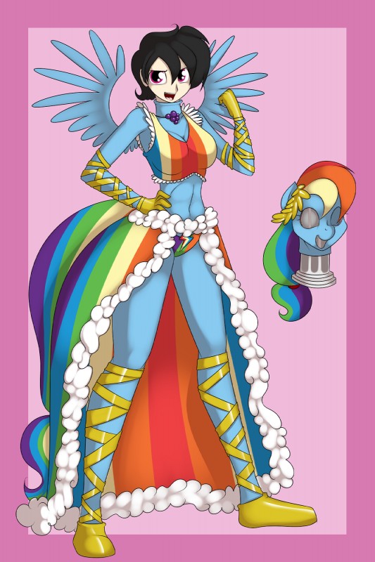 rainbow dash (friendship is magic and etc) created by kloudmutt