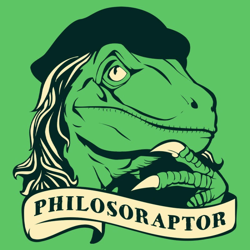 philosoraptor created by unknown artist