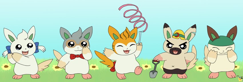 dexter, bijou, cappy, sandy, boss, and etc (hamtaro (series) and etc) created by pichu90