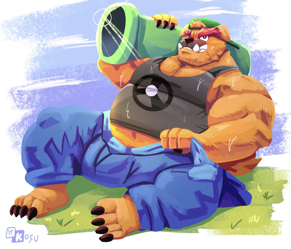 dribble (warioware and etc) created by kofu grizzly chubby