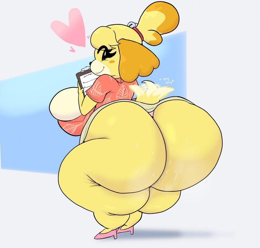 isabelle (animal crossing and etc) created by finalofdestinations