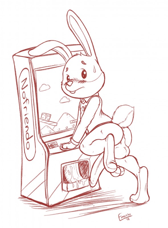 arcade bunny (nintendo badge arcade and etc) created by emenius