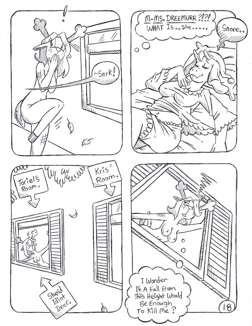 noelle holiday and toriel (undertale (series) and etc) created by circe (artist)