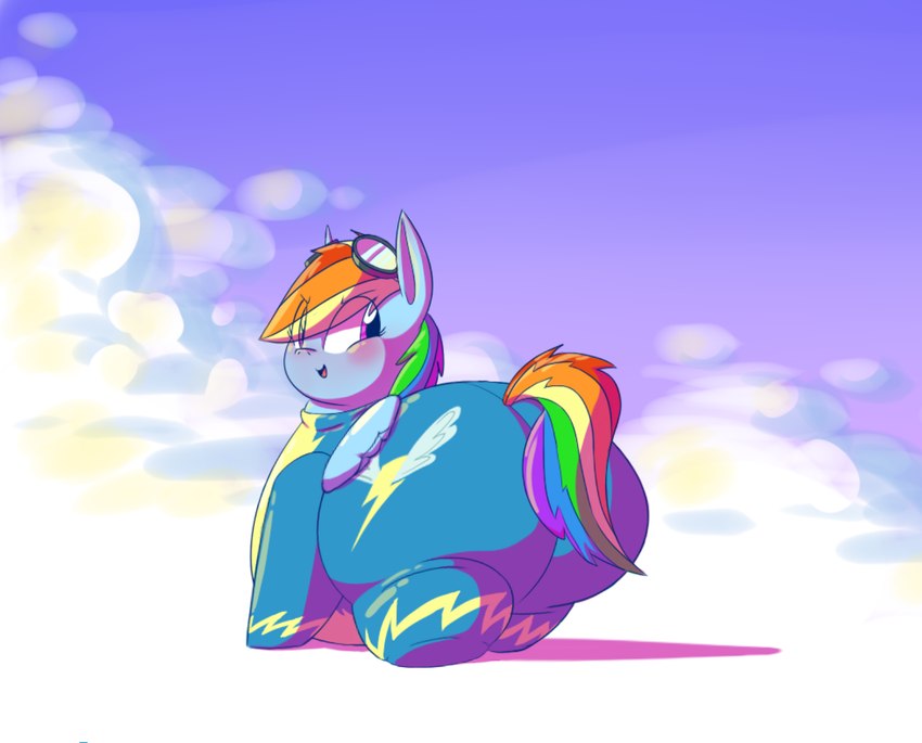 rainbow dash (friendship is magic and etc) created by ridiculouscake